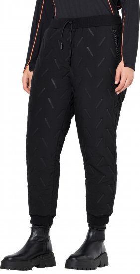 Ulla Popken Triple Function Pants Black - Jeans & Bukser i Store Størrelser – Plus Size - Jeans og bukser, EU 42-70