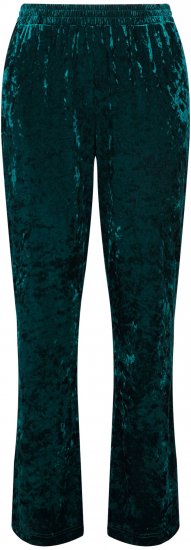 Ulla Popken Velvet Elastic Waist Pants Green - Jeans & Bukser i Store Størrelser – Plus Size - Jeans og bukser, EU 42-70