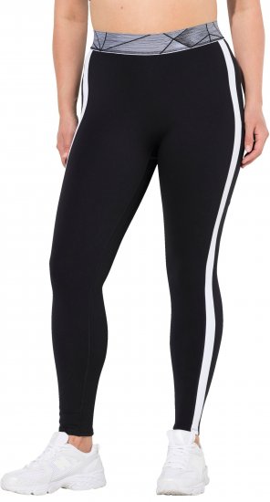 Ulla Popken High Waisted Leggings Black - Jeans & Bukser i Store Størrelser – Plus Size - 