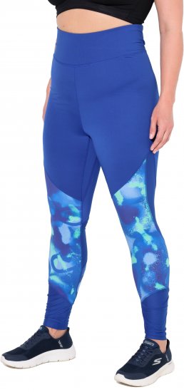 Ulla Popken Quick Dry Abstract Print Leggings Blue - Jeans & Bukser i Store Størrelser – Plus Size - Jeans og bukser, EU 42-70