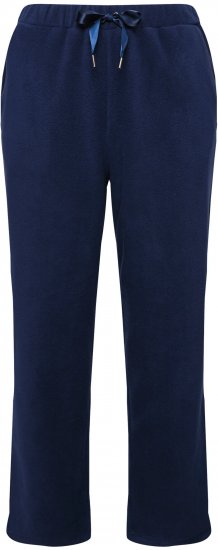 Ulla Popken Fleece Loungewear Pants Night Blue - Jeans & Bukser i Store Størrelser – Plus Size - Jeans og bukser, EU 42-70