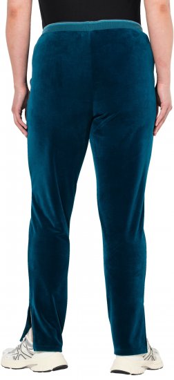 Ulla Popken Velvet Leggings Blue - Jeans & Bukser i Store Størrelser – Plus Size - Jeans og bukser, EU 42-70