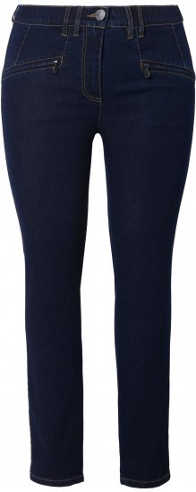 Ulla Popken High Waisted Stretch Fit Jeans Denim Blue - Jeans & Bukser i Store Størrelser – Plus Size - Jeans og bukser, EU 42-70