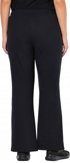 Ulla Popken Tracksuit Pants Black - Jeans & Bukser i Store Størrelser – Plus Size - Jeans og bukser, EU 42-70
