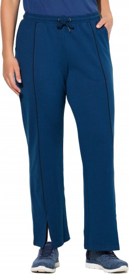 Ulla Popken Tracksuit Pants Blue - Jeans & Bukser i Store Størrelser – Plus Size - 