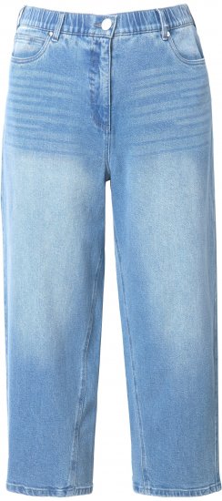 Ulla Popken Tapered Leg Mom Jeans Blue - Jeans & Bukser i Store Størrelser – Plus Size - Jeans og bukser, EU 42-70