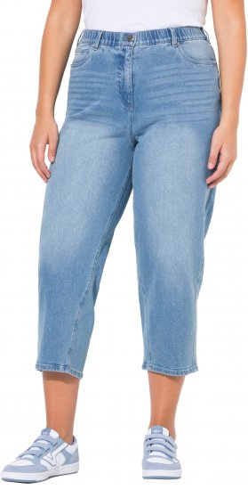 Ulla Popken Tapered Leg Mom Jeans Blue - Jeans & Bukser i Store Størrelser – Plus Size - Jeans og bukser, EU 42-70