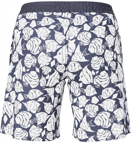 Ulla Popken Angelfish Mesh Shorts Blue - Jeans & Bukser i Store Størrelser – Plus Size - Jeans og bukser, EU 42-70