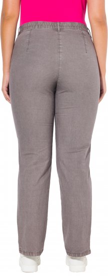 Ulla Popken Tapered Leg Mony Pants Black - Jeans & Bukser i Store Størrelser – Plus Size - 