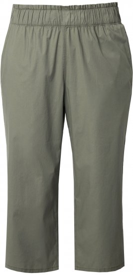 Ulla Popken Stretch Fit Paper Bag Culottes Green - Jeans & Bukser i Store Størrelser – Plus Size - Jeans og bukser, EU 42-70