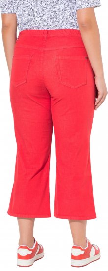 Ulla Popken Wide Leg Twill Mary Fit Culottes Neon Red - Jeans & Bukser i Store Størrelser – Plus Size - Jeans og bukser, EU 42-70