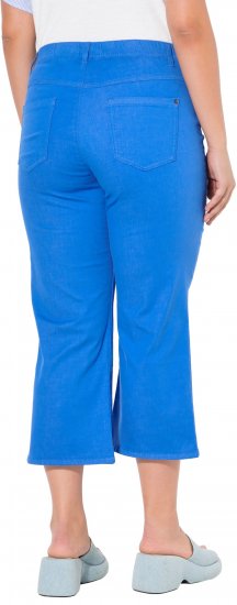 Ulla Popken Wide Leg Twill Mary Fit Culottes Deep Aqua - Jeans & Bukser i Store Størrelser – Plus Size - Jeans og bukser, EU 42-70