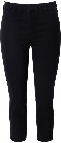 Ulla Popken Cropped Jeggings Black - Jeans & Bukser i Store Størrelser – Plus Size - 