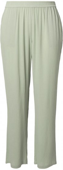 Ulla Popken Elastic Waist Crepe Pants Light Moss Green - Jeans & Bukser i Store Størrelser – Plus Size - Jeans og bukser, EU 42-70