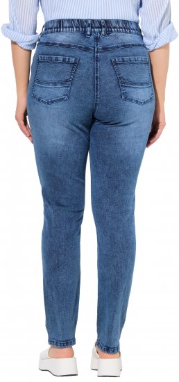 Ulla Popken Vintage Wash Stretch Fit Jeans Blue Denim - Jeans & Bukser i Store Størrelser – Plus Size - Jeans og bukser, EU 42-70