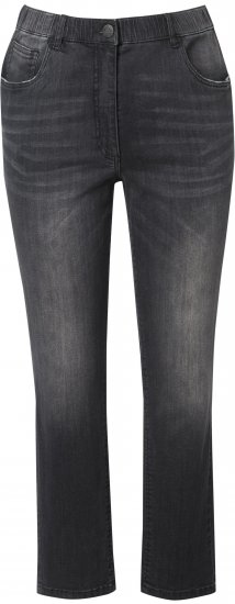 Ulla Popken Vintage Wash Stretch Fit Jeans Black - Jeans & Bukser i Store Størrelser – Plus Size - Jeans og bukser, EU 42-70