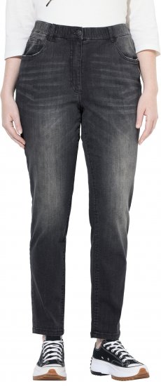 Ulla Popken Vintage Wash Stretch Fit Jeans Black - Jeans & Bukser i Store Størrelser – Plus Size - Jeans og bukser, EU 42-70