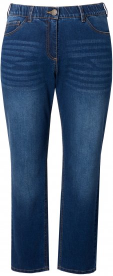 Ulla Popken Stretch Fit Boyfriend Jeans Blue - Jeans & Bukser i Store Størrelser – Plus Size - 