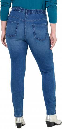 Ulla Popken Denim Jeggings Blue Denim - Jeans & Bukser i Store Størrelser – Plus Size - Jeans og bukser, EU 42-70