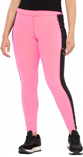 Ulla Popken Quick Drying Sports Leggings Pink - Jeans & Bukser i Store Størrelser – Plus Size - 