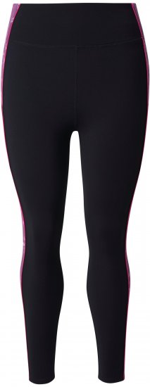 Ulla Popken Quick Drying Botanical Print Sport Leggings Black - Jeans & Bukser i Store Størrelser – Plus Size - Jeans og bukser, EU 42-70