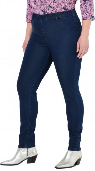 Ulla Popken Denim Five Pocket Jeggings Denim Blue - Jeans & Bukser i Store Størrelser – Plus Size - Jeans og bukser, EU 42-70