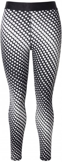 Ulla Popken Polka Dot Performance Leggings Black - Jeans & Bukser i Store Størrelser – Plus Size - Jeans og bukser, EU 42-70