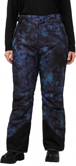 Ulla Popken Functional Ski Trousers Waterproof Velcro Closure Navy - Jeans & Bukser i Store Størrelser – Plus Size - 