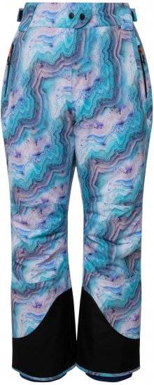 Ulla Popken Functional Ski Trousers Waterproof Shaped Knees Velcro Closure Mineral Blue - Jeans & Bukser i Store Størrelser – Plus Size - Jeans og bukser, EU 42-70