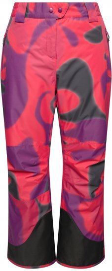Ulla Popken Hyprar Ski Pants Waterproof Velcro Closure Shaped Knees Berry Pink - Jeans & Bukser i Store Størrelser – Plus Size - Jeans og bukser, EU 42-70