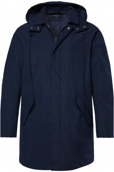 Boston Park 844403 Parka with Hood Navy - Jakker - Store jakker - 2XL-12XL