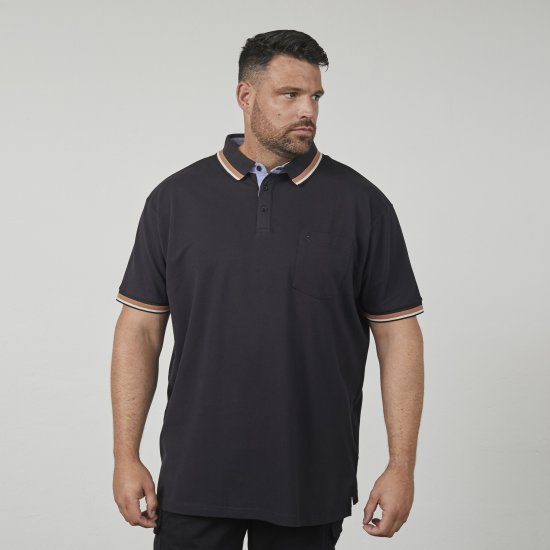 North Latitude 61128 Superflex Pikétrøye Svart - Polo- & piqueskjorter - Poloskjorte i store størrelser - 2XL-8XL