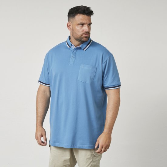 North Latitude 61128 Superflex Pikétrøye Blå - Polo- & piqueskjorter - Poloskjorte i store størrelser - 2XL-8XL