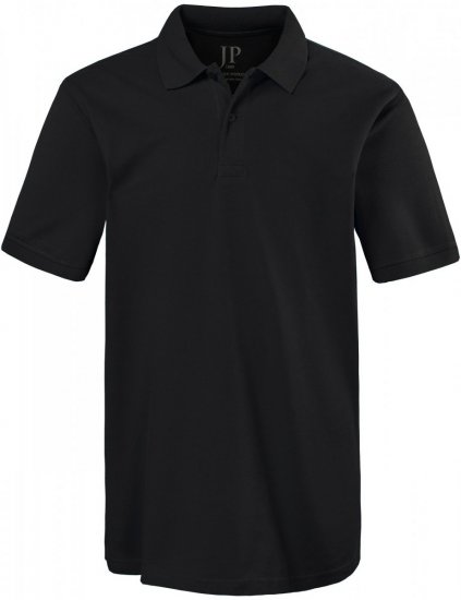 JP1880 702560 Pikégenser i bomull Svart - Polo- & piqueskjorter - Poloskjorte i store størrelser - 2XL-8XL