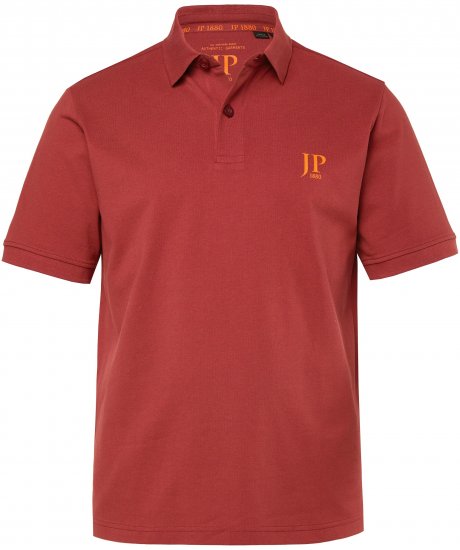 JP1880 Polo Shirts 2-pack Piqué Red Orange - Polo- & piqueskjorter - Poloskjorte i store størrelser - 2XL-8XL