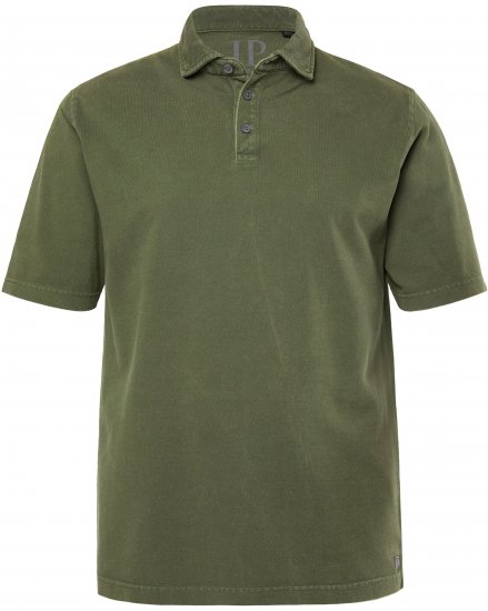 JP1880 Polo Shirt Short Sleeve Pique Vintage Green - Polo- & piqueskjorter - Poloskjorte i store størrelser - 2XL-8XL