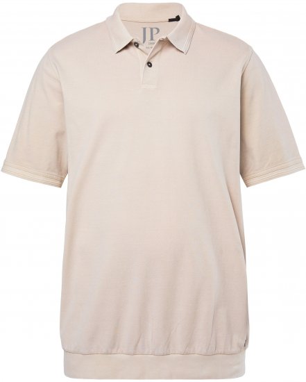 JP1880 Polo Shirt Short Sleeve Pique Dark Dusty Pink - Polo- & piqueskjorter - Poloskjorte i store størrelser - 2XL-8XL