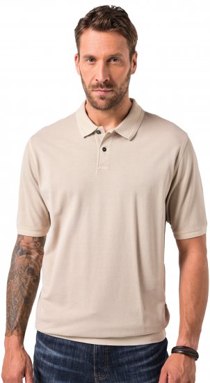 JP1880 Polo Shirt Short Sleeve Pique Dark Dusty Pink - Polo- & piqueskjorter - Poloskjorte i store størrelser - 2XL-8XL