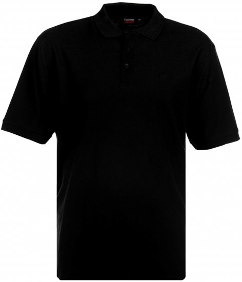 Espionage P074 Short Sleeve Polo Navy - Polo- & piqueskjorter - Poloskjorte i store størrelser - 2XL-8XL