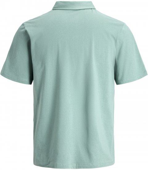Jack & Jones Brandon Short Sleeve Polo Turquoise - Polo- & piqueskjorter - Poloskjorte i store størrelser - 2XL-8XL