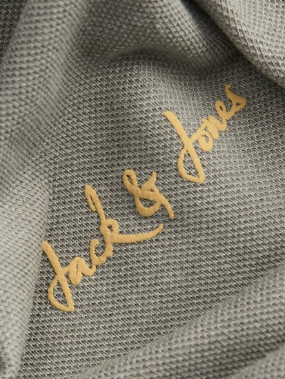 Jack & Jones Blaze Short Sleeve Polo Grey - Polo- & piqueskjorter - Poloskjorte i store størrelser - 2XL-8XL