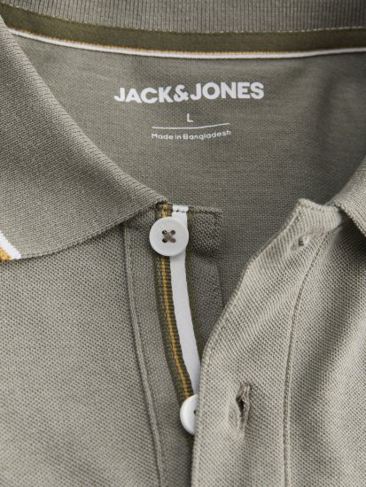 Jack & Jones Blaze Short Sleeve Polo Grey - Polo- & piqueskjorter - Poloskjorte i store størrelser - 2XL-8XL
