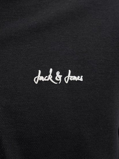Jack & Jones Blaze Short Sleeve Polo Black - Polo- & piqueskjorter - Poloskjorte i store størrelser - 2XL-8XL