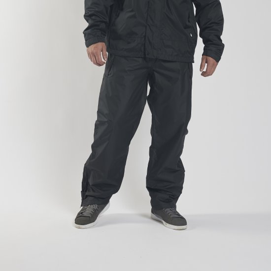 North Latitude Rain Pants Black TALL - Sportsklær & turklær - Sportsklær till herre i store størrelser