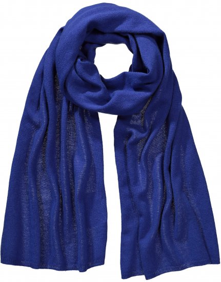 Ulla Popken Virgin Wool Cashmere Mix Scarf Deep Aqua - Tilbehør - 