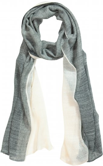 Ulla Popken Two Tone Scarf Grey - Tilbehør - 