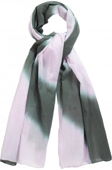 Ulla Popken Batik Striped Scarf Lavender - Tilbehør - 