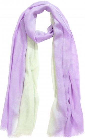 Ulla Popken Fringed Ombre Scarf Pistachio - Tilbehør - 