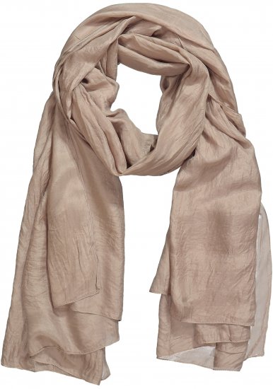 Ulla Popken Silk Scarf Camel - Tilbehør - 