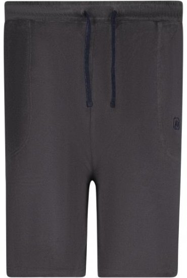 Adamo Terry Shorts Dark Grey - Store Klær - Herreklær store størrelser